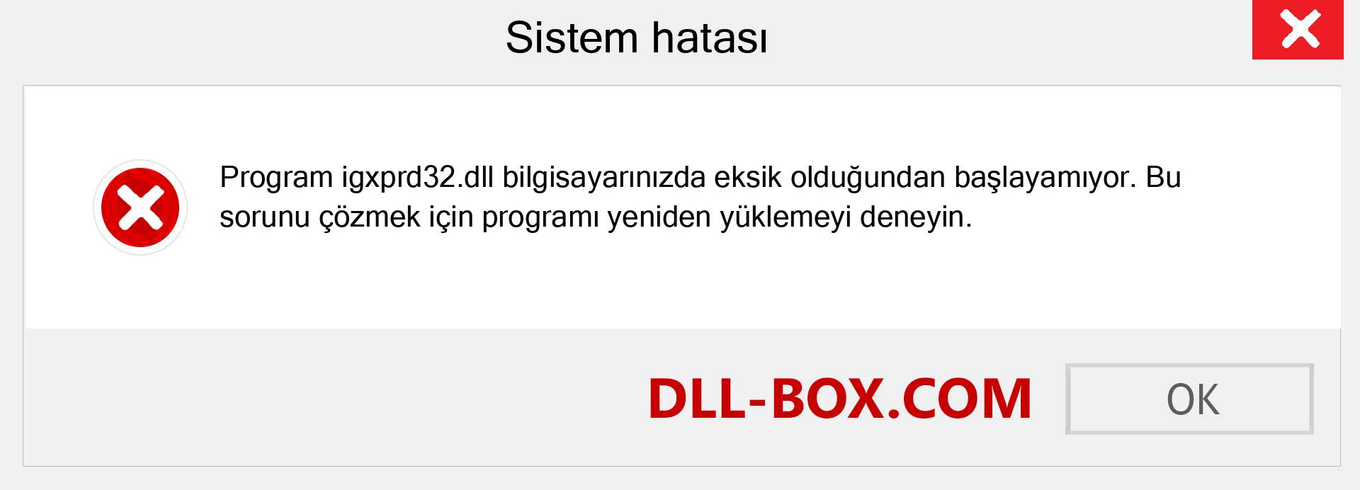 igxprd32.dll dosyası eksik mi? Windows 7, 8, 10 için İndirin - Windows'ta igxprd32 dll Eksik Hatasını Düzeltin, fotoğraflar, resimler